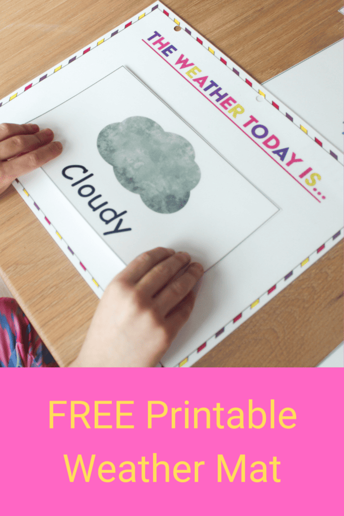 Free Weather Mat for Kids