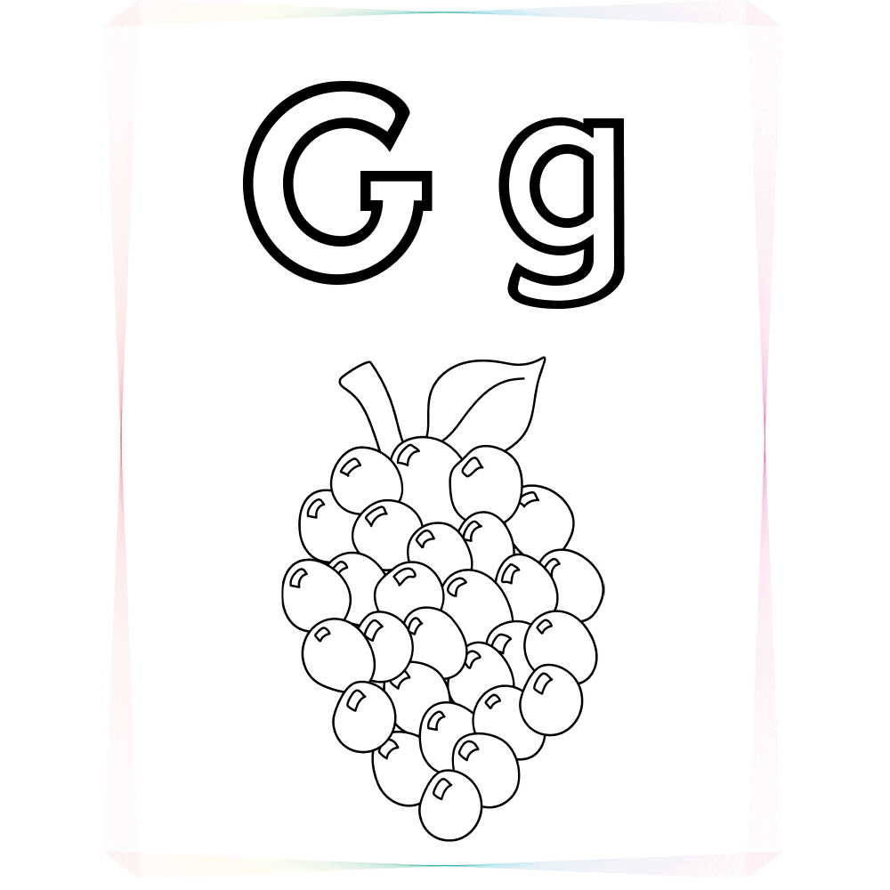 free alphabet coloring pages