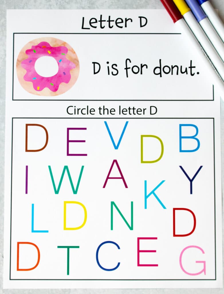 Identify Letters A-Z Printables