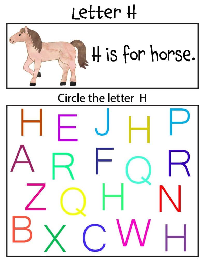 Identify Letters A-Z Printables