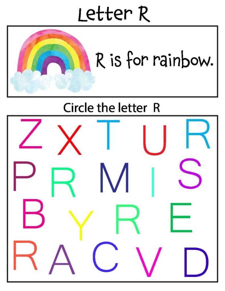 Identify Letters A-Z Printables