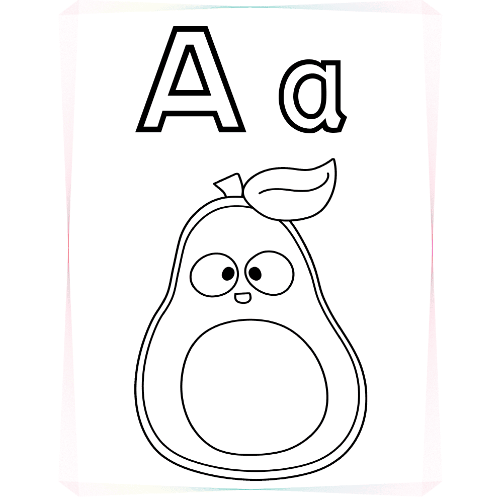 free alphabet coloring pages