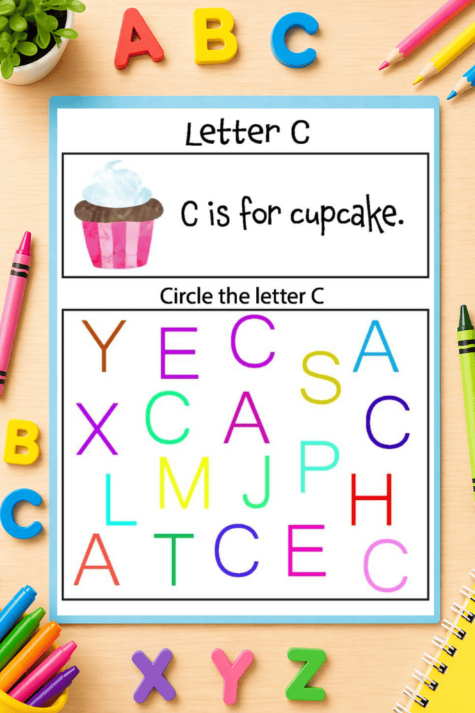 free alphabet printables for preschoolers