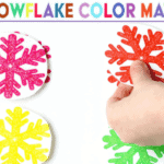 Free Snowflake Color Matching Activity