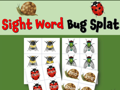 Free Hands-On Sight Word Classroom Games