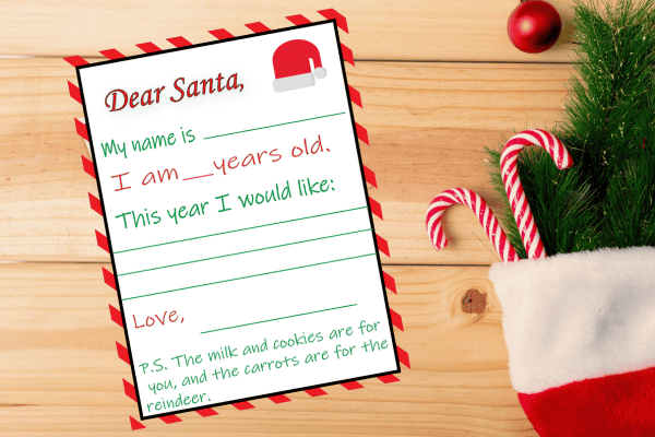 christmas santa letter