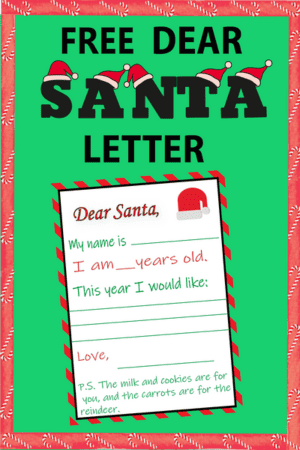 christmas santa letter