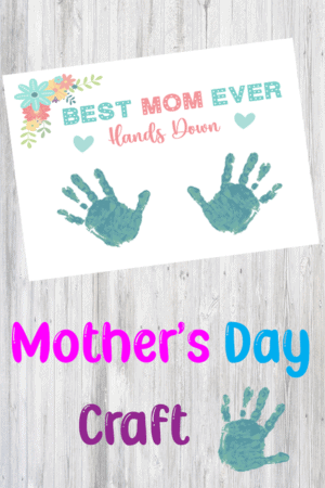 mother's day handprint craft 