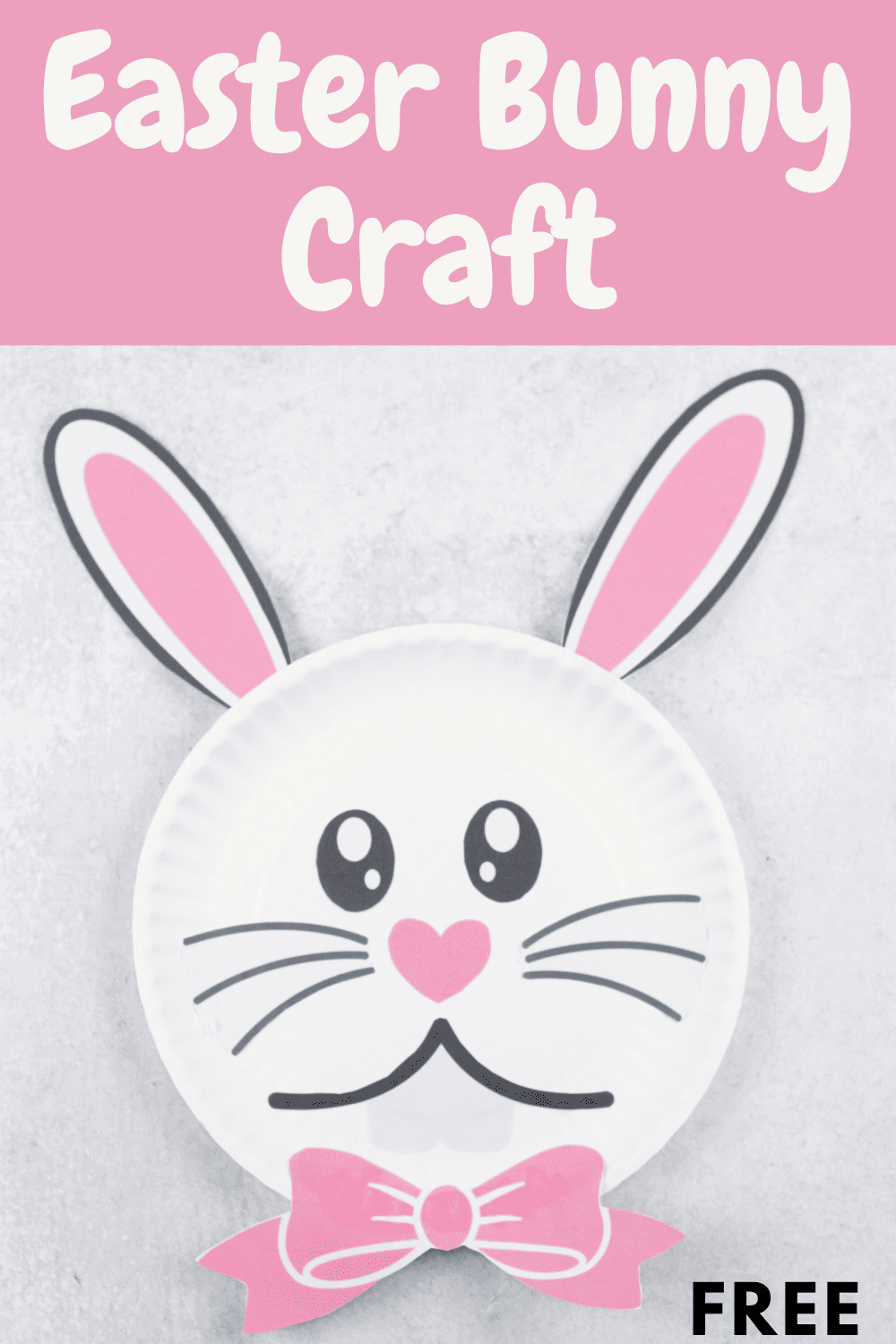 easter bunny craft-free printable