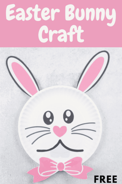 easter bunny craft-free printable 