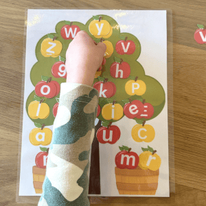 Free alphabet letter matching activity 