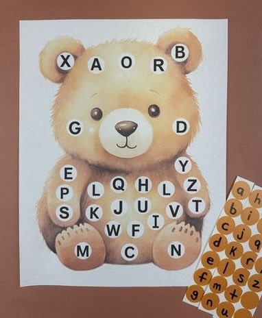 Match letters of the alphabet 