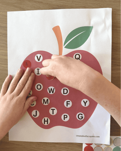 Alphabet dot printables