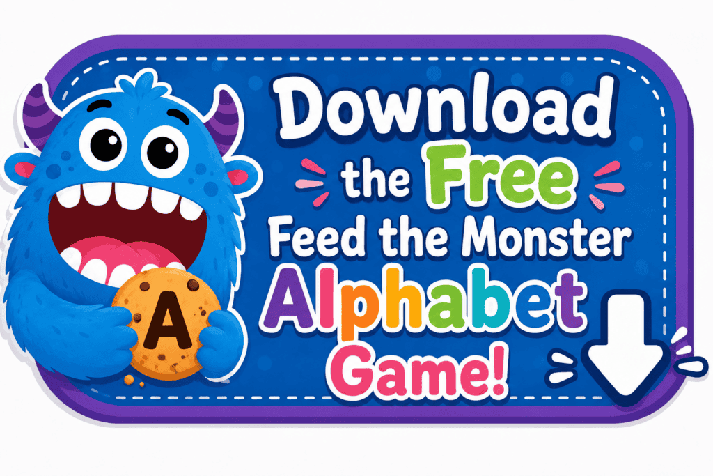 Fun Cookie Monster Alphabet Game for Kids
