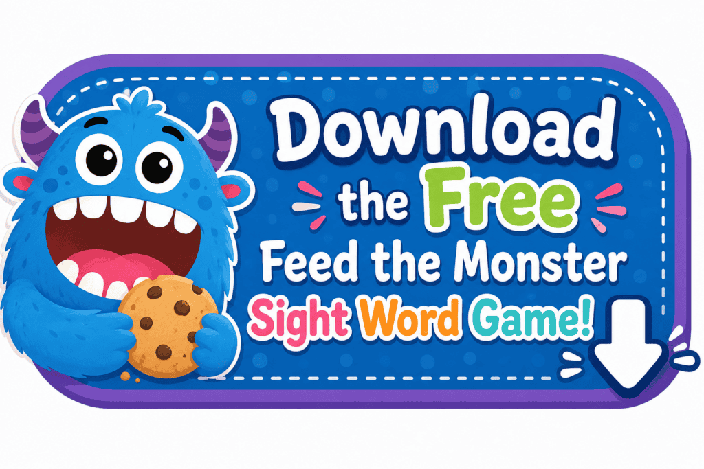 Free Sight Word Printable Game