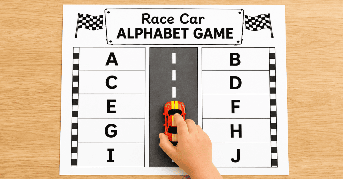 Race Car Alphabet Game
