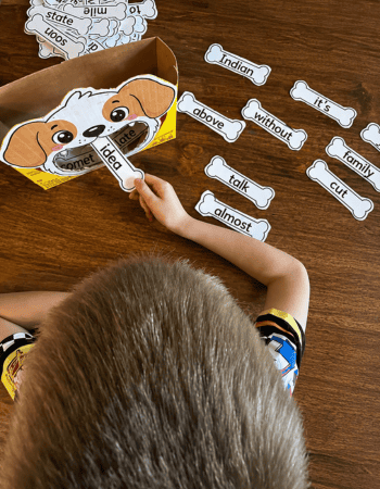 free dog sight word activity 