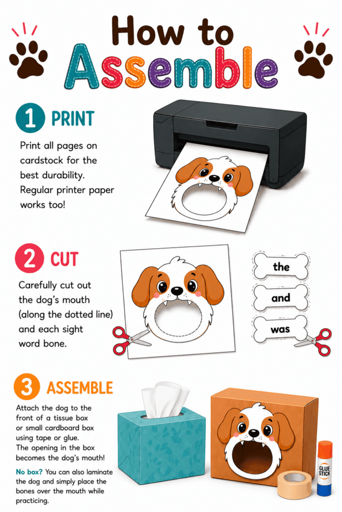 free sight word activity 